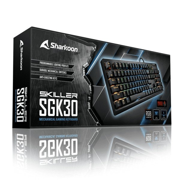 Sharkoon SGK30 Mec?ico Rojo RGB