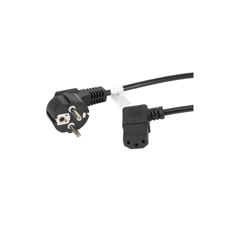 Cable de alimentaci? acodado 1,80m Schuko