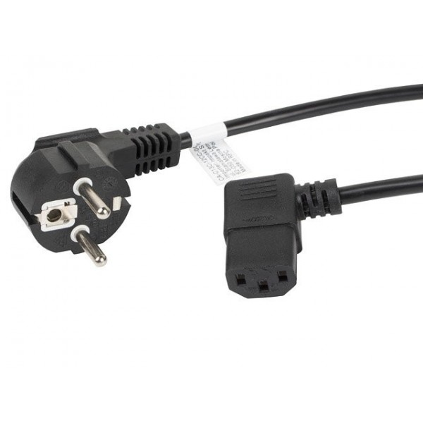 Cable de alimentaci? acodado 1,80m Schuko
