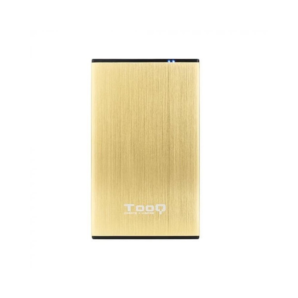 Tooq Caja externa HD 2,5" SATA USB 3.1 Dorada