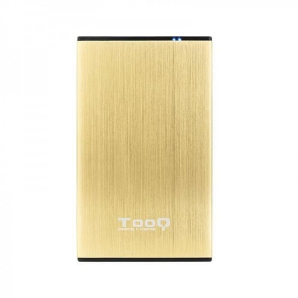 Tooq Caja externa HD 2,5" SATA USB 3.1 Dorada