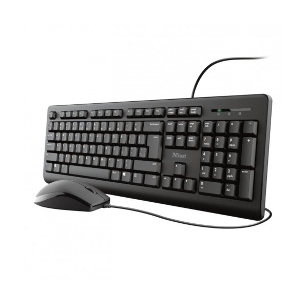 Trust Teclado + Ratón Primo Resistente USB