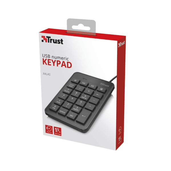 Trust Teclado numérico Xalas USB