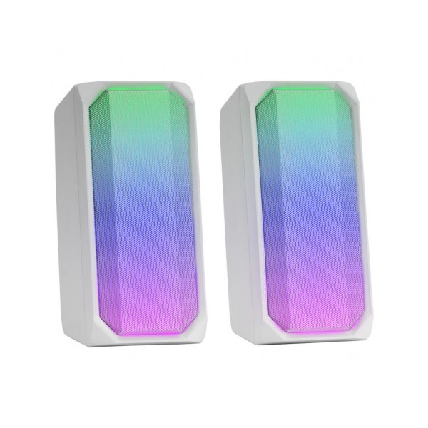 Mars Gaming 2.0 Minijack/ Bluetooth RGB 15W Blanco
