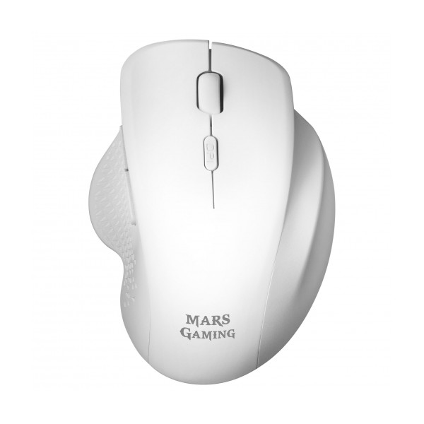 Mars Gaming Ergon?ico Wireless 3200dpi Blanco