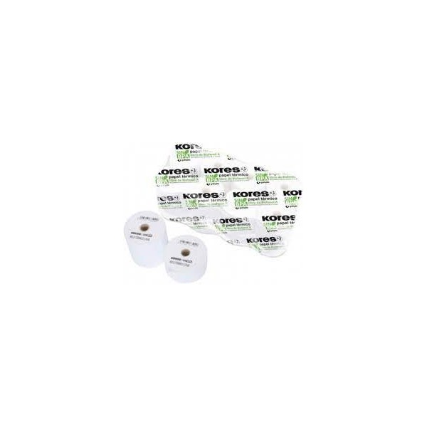 Rollo papel térmico 80x80x12 78,5m sin bisfenol