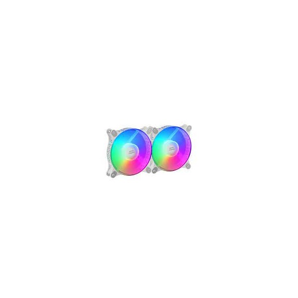 Mars Gaming 2x Ventilador FRGB 12cm Blanco