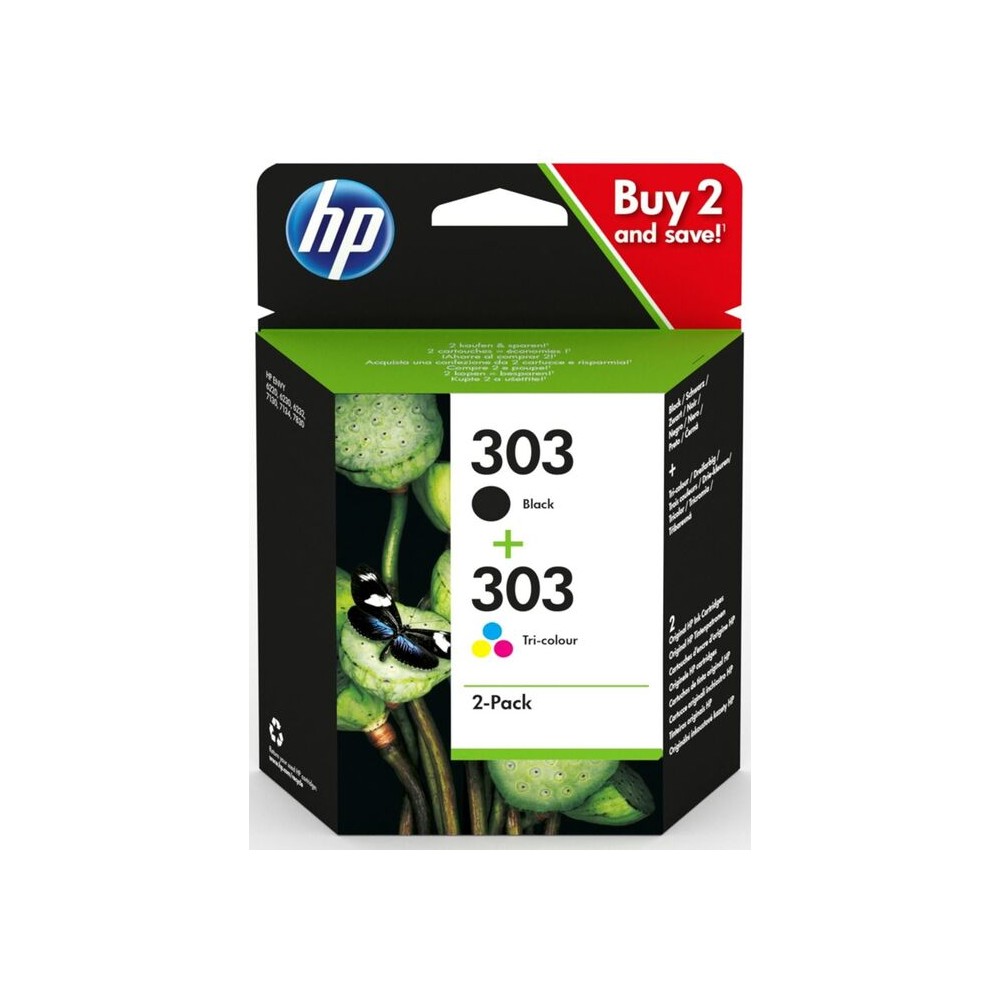 HP 303 Pack Negro + Color