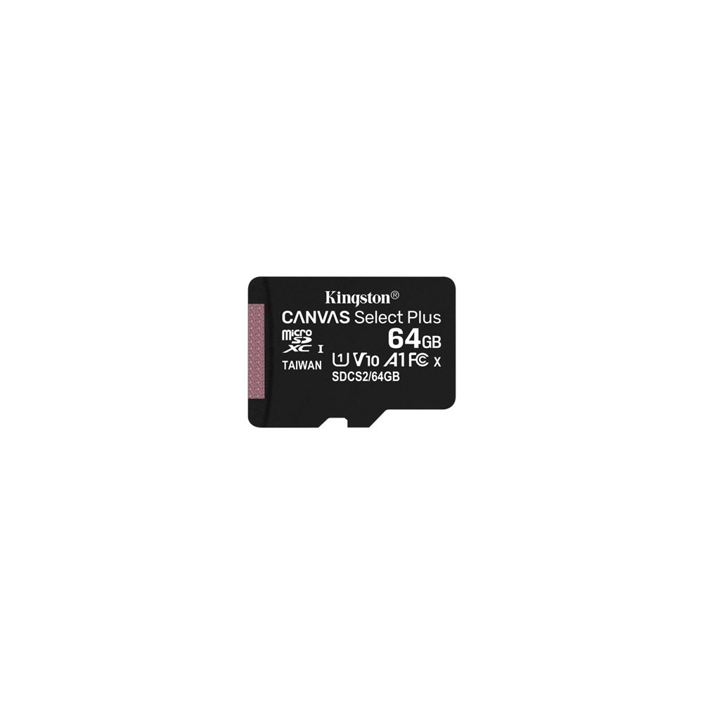 Kingston 64Gb MicroSD 100Mb/s con Adaptador