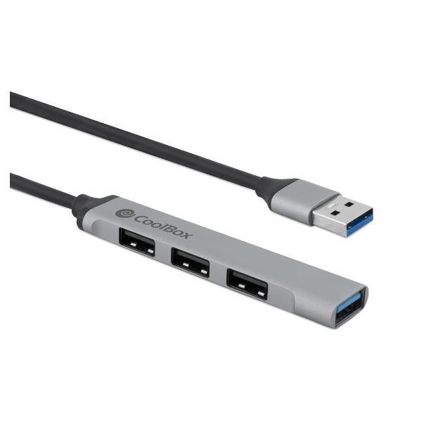 Coolbox Hub USB 4P 1x3.0 3x2.0