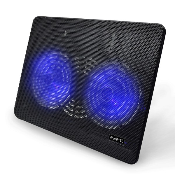 Ewent Base de port?il hasta 17" con 2 ventiladore