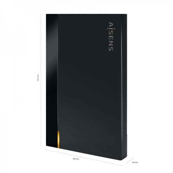 Aisens 2524B Caja para disco 2,5" USB