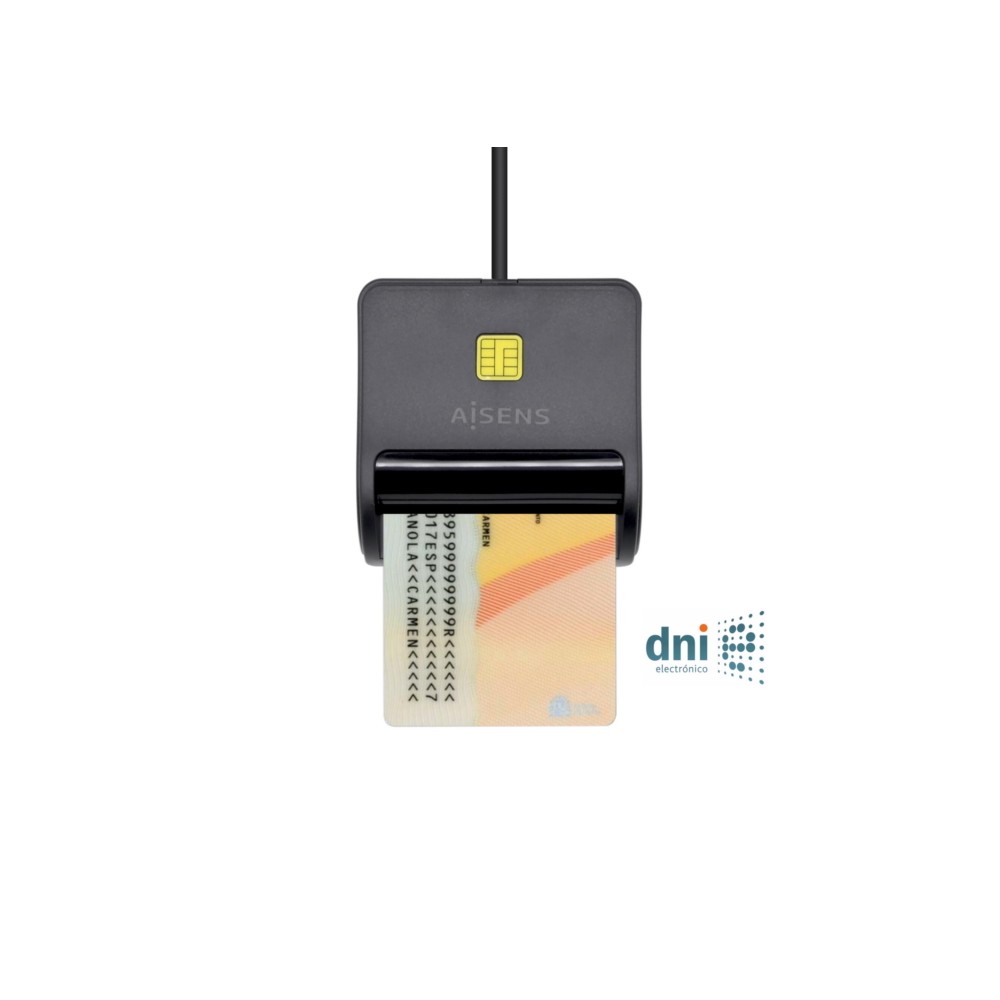 Aisens Lector DNI y tarjetas inteligentes USB