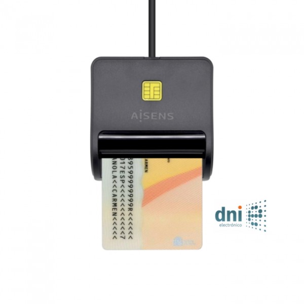 Aisens Lector DNI y tarjetas inteligentes USB