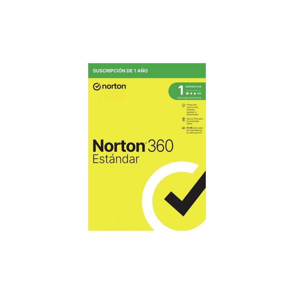 Norton Antivirus 360 Est?dar 1 licencia