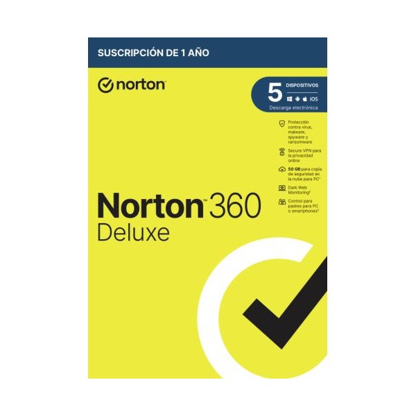 Norton 360 Deluxe 5 dispositivos 1 a?