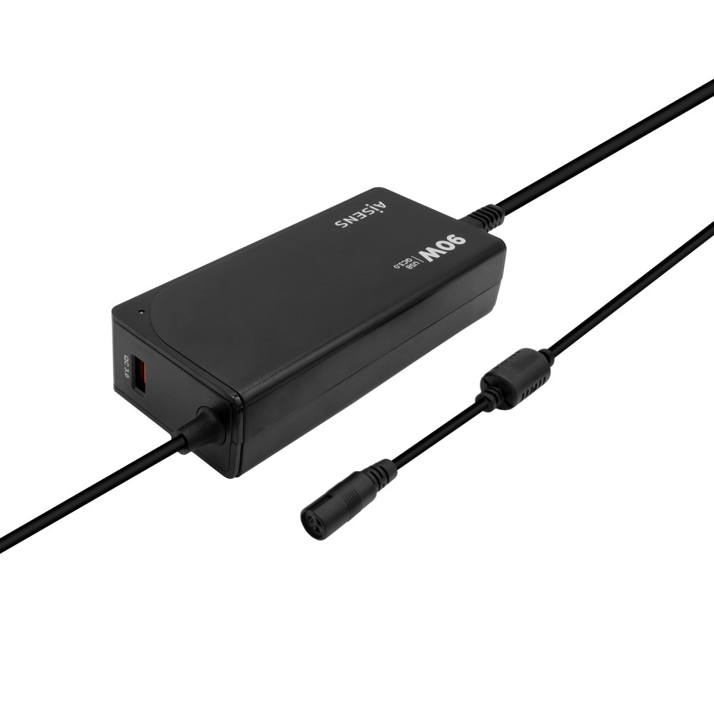 Aisens Cargador 90W compatible con USB QC3.0