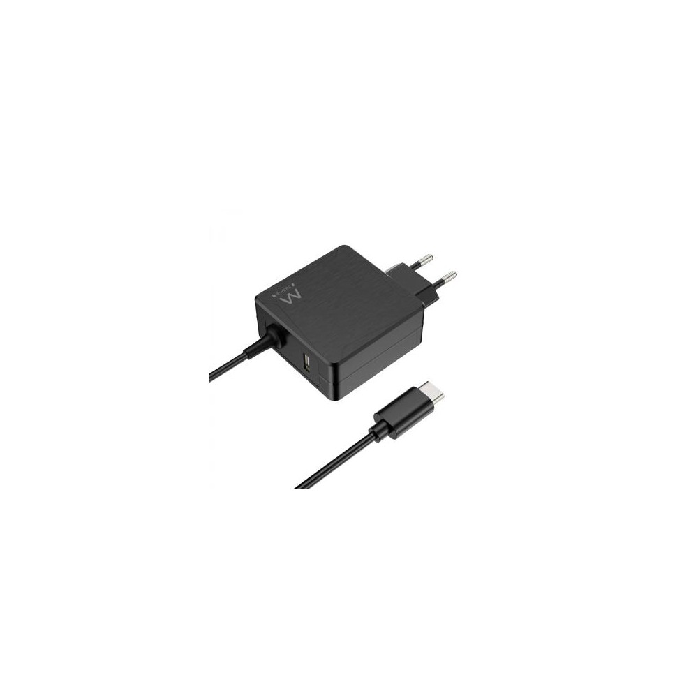 Ewent Cargador de port?il USB C 65W + USB