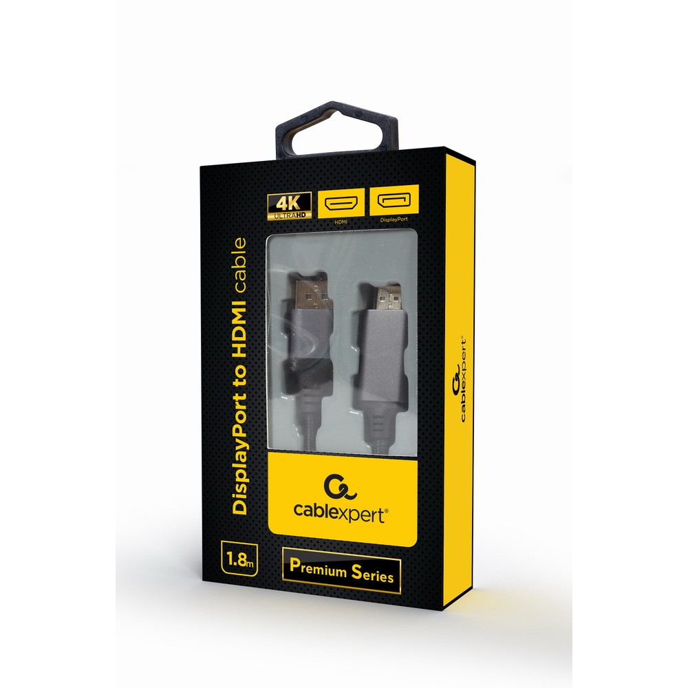 Gembird Displayport a HDMI 1.8m