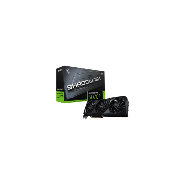 MSI Nvidia Gforce RTX 5070Ti 16Gb Shadow 3x OC