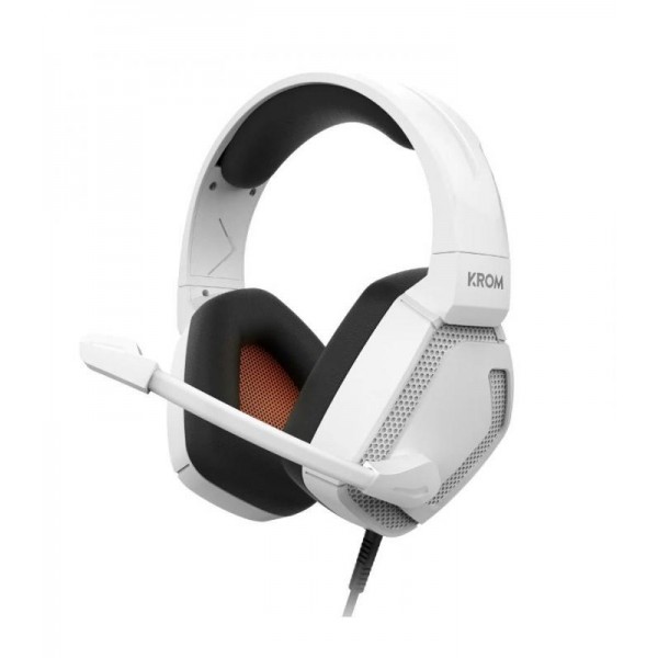 Krom Kopa PRO Stereo Headset Blanco