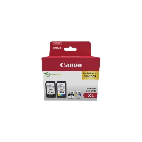 Canon PG545XL/CL546XL Pack 2xXL 50 Hojas