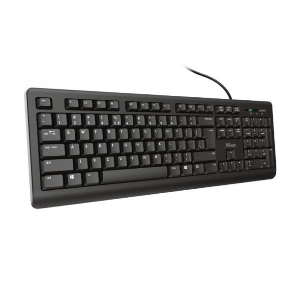 Trust Primo Teclado resistente y silencioso