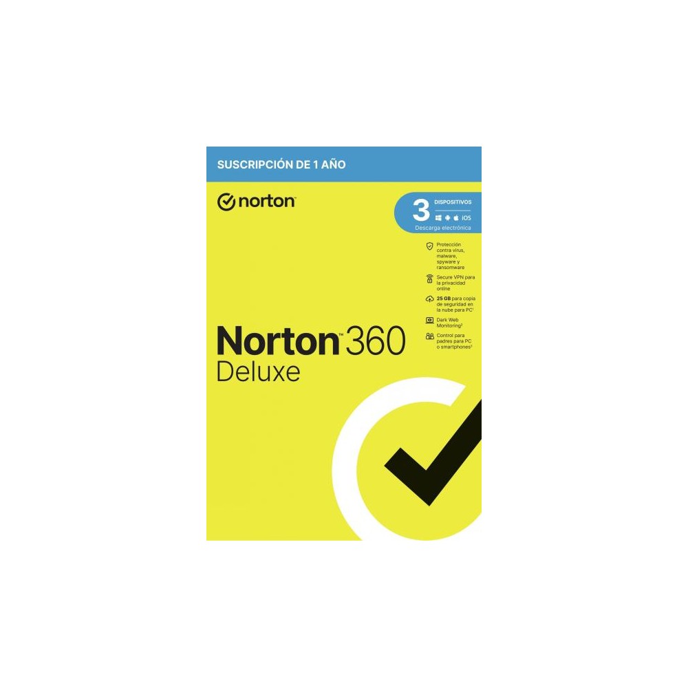 Norton Antivirus 360 Deluxe 3 Dispositivos
