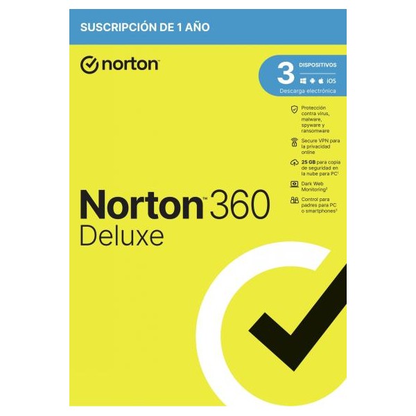 Norton Antivirus 360 Deluxe 3 Dispositivos
