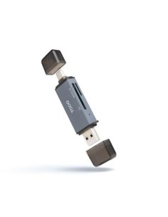 Tooq Lector de Tarjetas USB Dual C/A