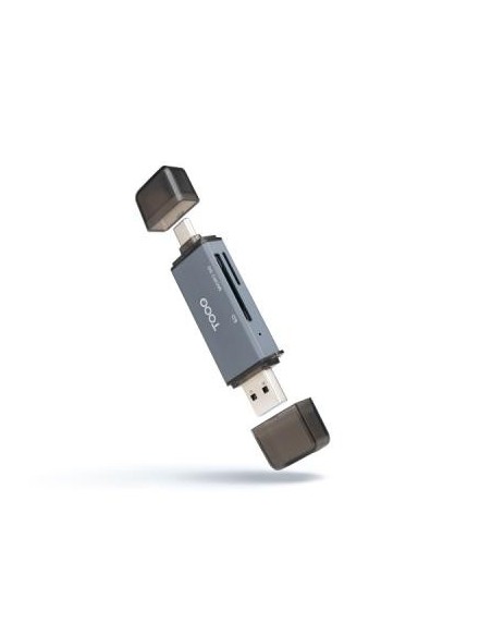 Tooq Lector de Tarjetas USB Dual C/A