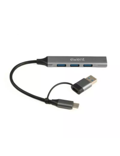 Ewent Hub USB-C/A Dual 4P