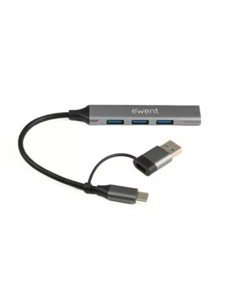 Ewent Hub USB-C/A Dual 4P