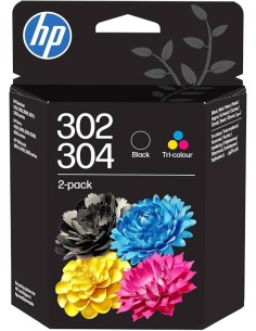 HP 302/304 Pack Negro + Color