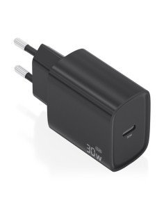 Aisens Cargador de carga rápida 30W USB C Negro
