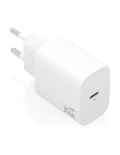 Aisens Cargador de carga rápida 30W USB C Blanco