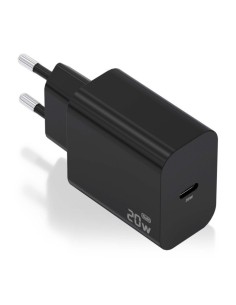 Aisens Cargador de carga rápida 20W USB C Negro