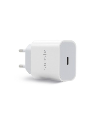 Aisens Cargador de carga rápida 20W USB C Blanco