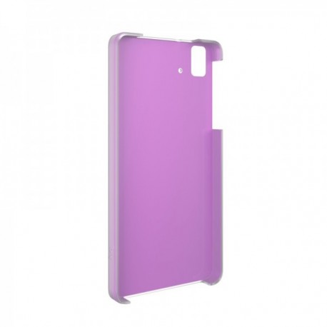 Funda Aquaris E4 Cristal Case Violeta