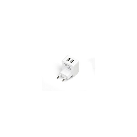 Estuff Cargador universal 2 USB 2.4+1A