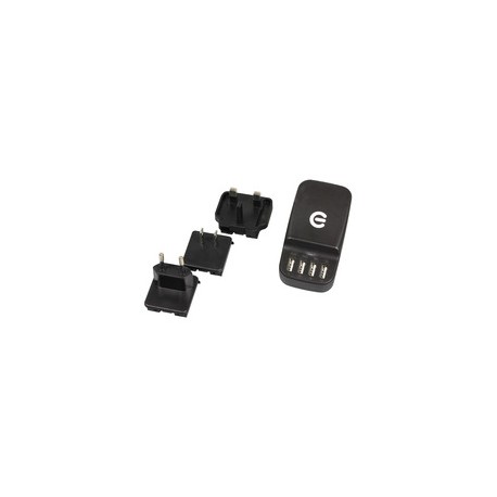 Estuff Cargador universal de pared 4 puertos USB