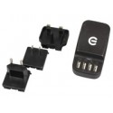 Estuff Cargador universal de pared 4 puertos USB