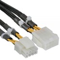 Inline Cable alargador alimentación CPU EPS 8 pin