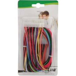 Inline Alargador conector Alimentación 20+4 45cm 2