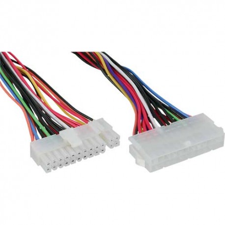 Inline Alargador conector Alimentación 20+4 45cm