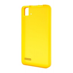 BQ Aquaris E4 Gummie Cover Amarillo 2