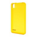 BQ Aquaris E4 Gummie Cover Amarillo