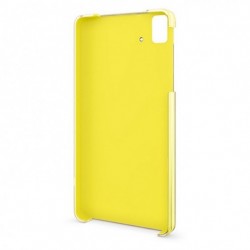 BQ Funda Aquaris E5 Cristal Case Amarillo 2