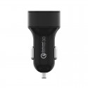BQ Cargador rápido 3.0 para coche. Doble 3A+2.4A
