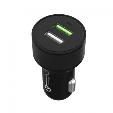BQ Cargador rápido 3.0 para coche. Doble 3A+2.4A